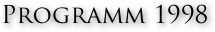 Programm 1998